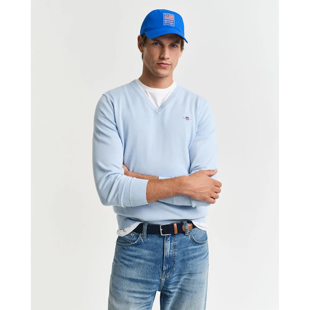 

Свитер Gant 8030562 v neck, синий