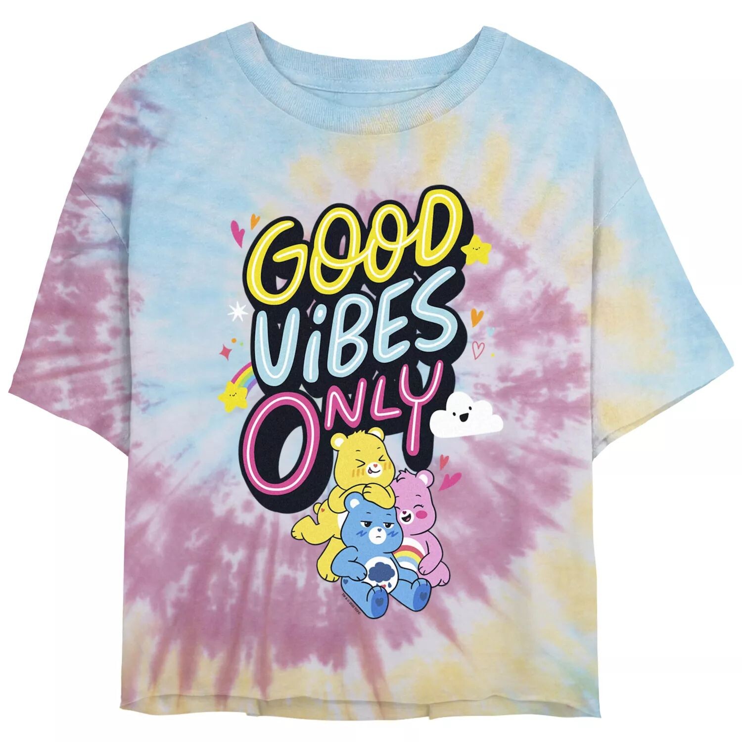 

Футболка Care Bears Good Vibes Only для юниоров Licensed Character