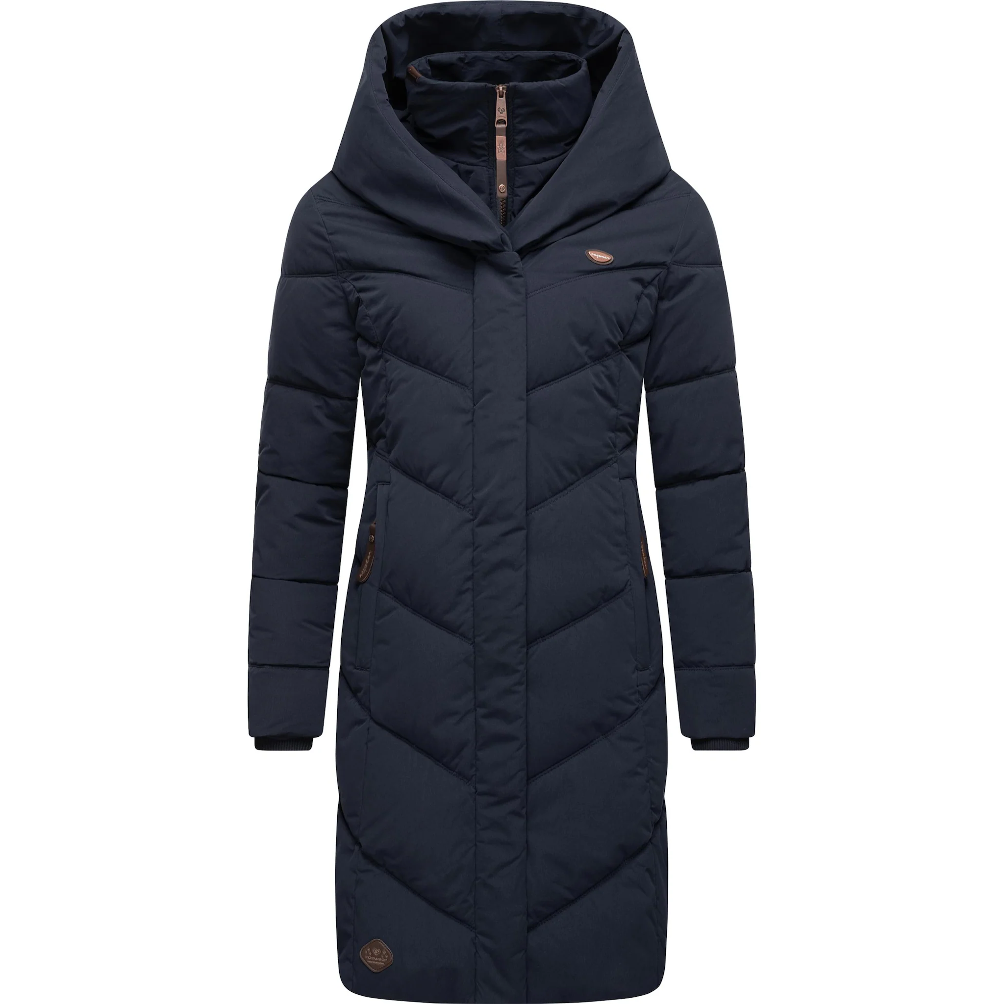 

Стеганое пальто Ragwear "Наталка", стильная, стеганая зимняя парка с капюшоном на подкладке, синий