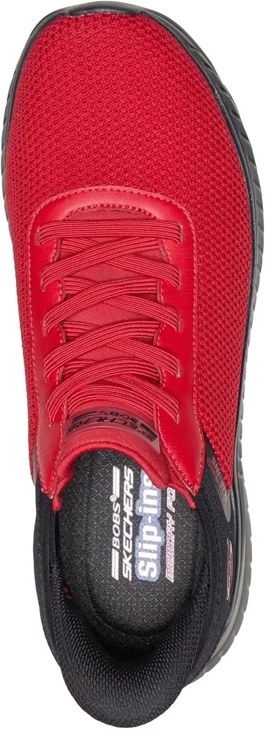 Мужские кроссовки Skechers Hands Free Slip-Ins Squad Chaos-Solid Tour Trainers, Red Excursion Plain Getaway Solids — фото 3