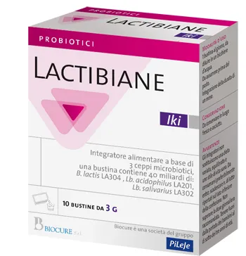 

Lactibiane IKI Добавка с молочнокислыми ферментами, 10 пакетиков с пробиотиками