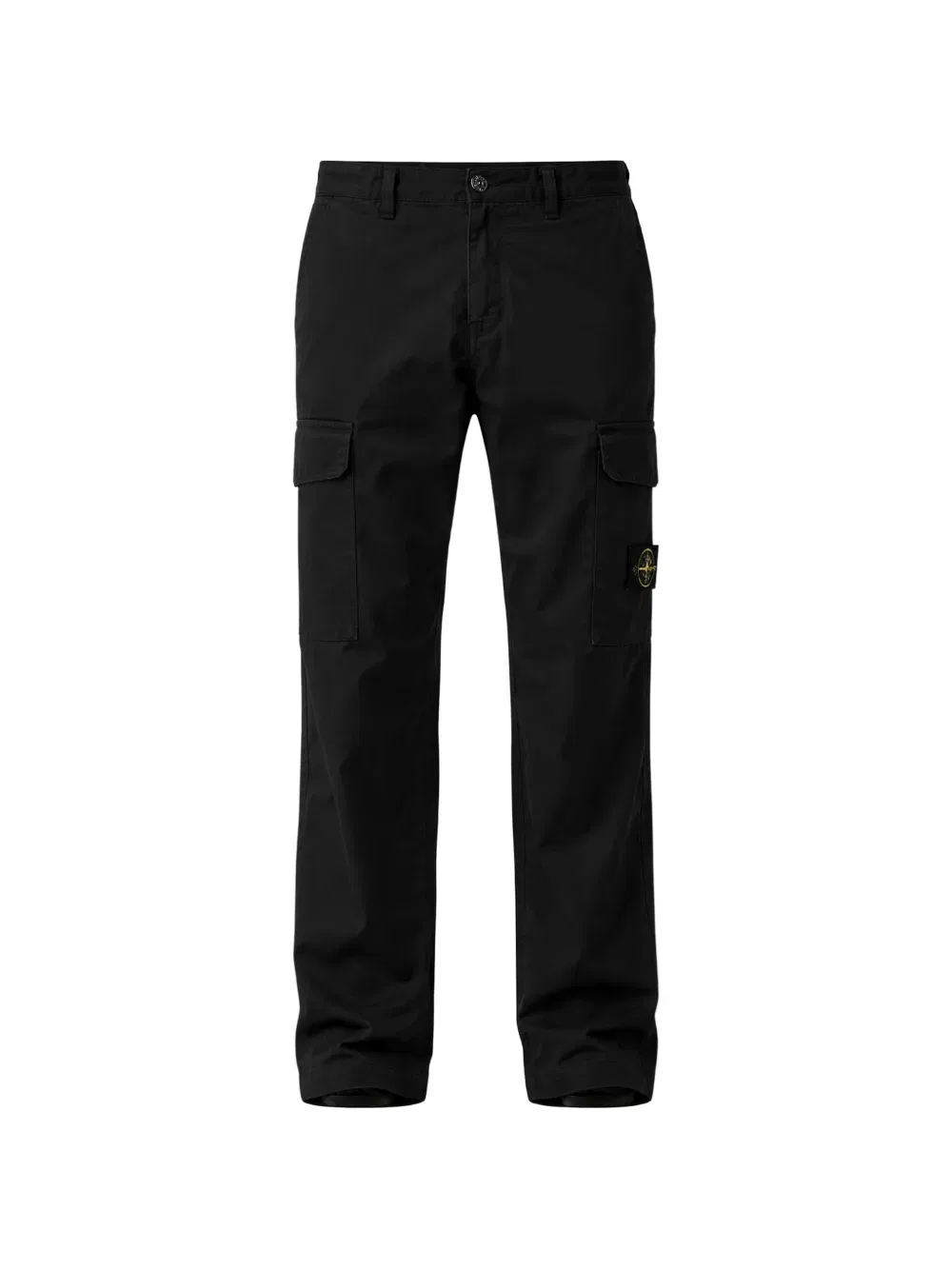 Брюки-карго с логотипом Stone Island, черный