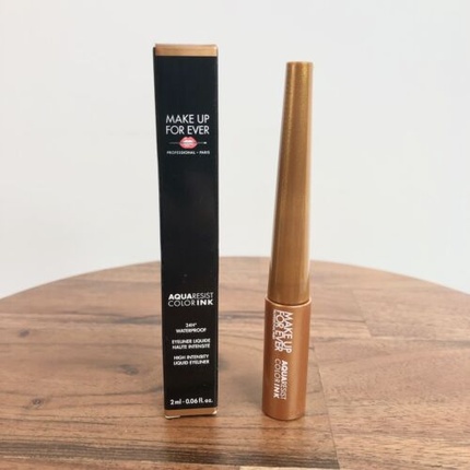 

Жидкая подводка для глаз Aquaresist Color Ink, оттенок 08 Copper LAVA, 2 мл Make Up For Ever