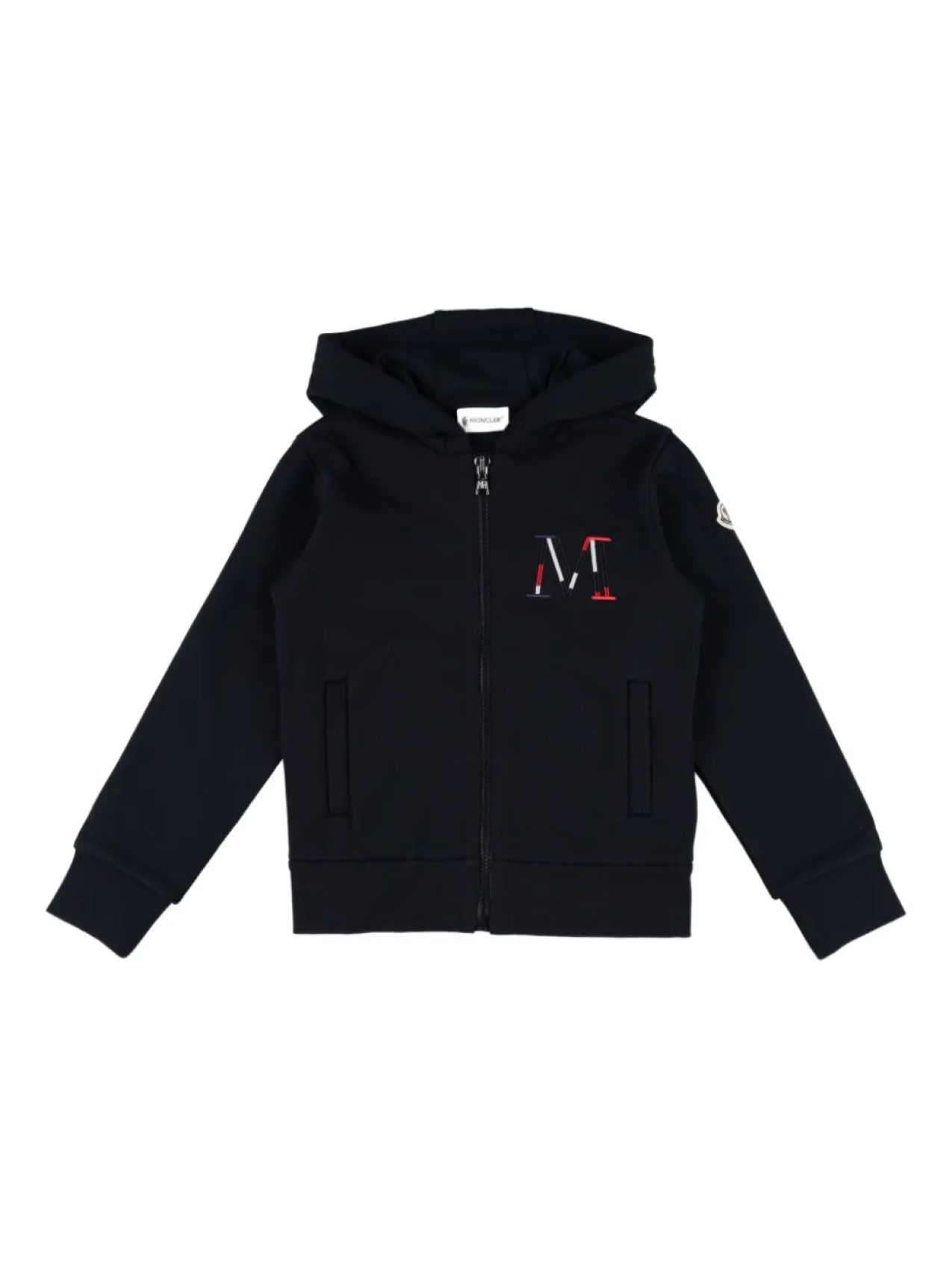 

Комплект спортивного костюма из джерси Moncler Enfant, черный