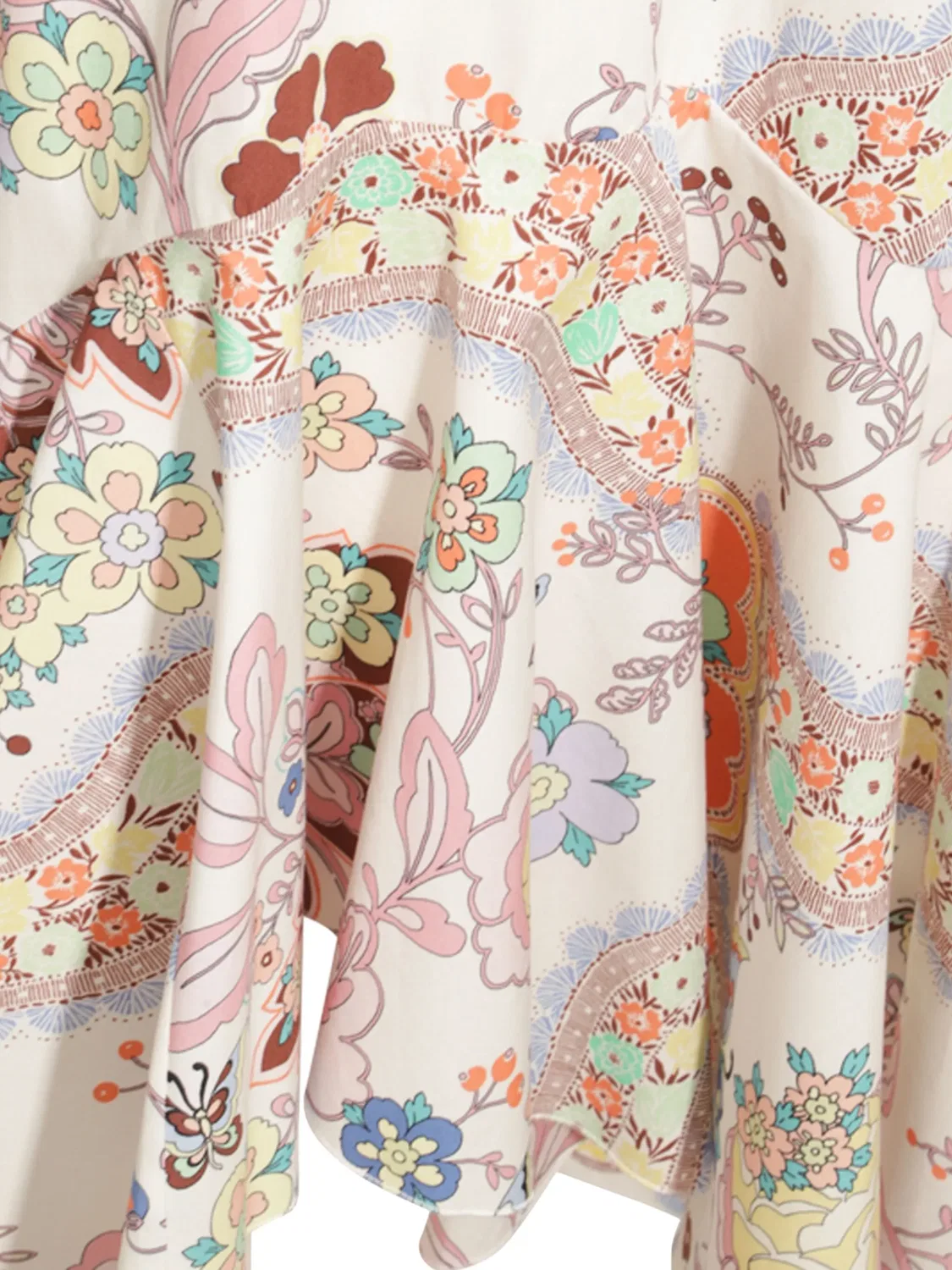 ETRO Юбка с асимметричным кроем в розовом цвете — фото 2