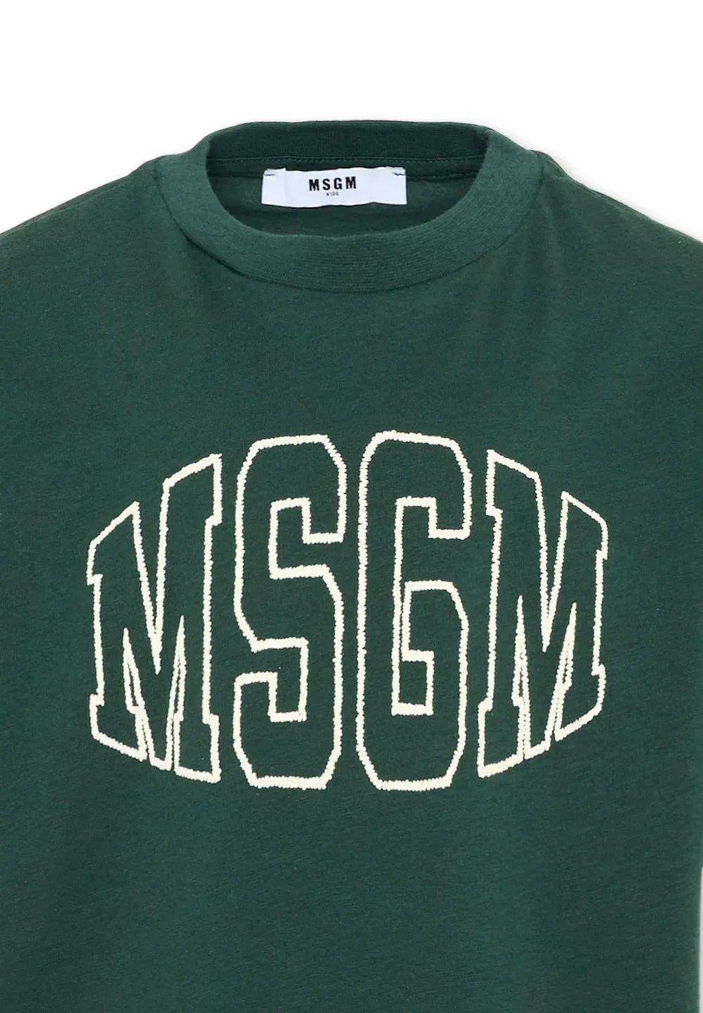 Футболка унисекс - футболка с принтом Msgm, Green — фото 3