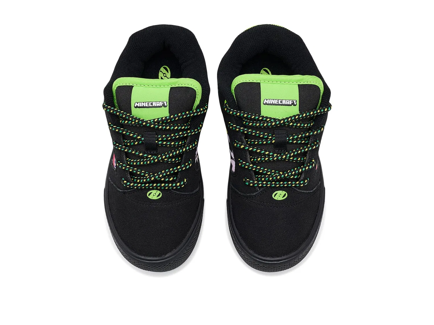 Кроссовки Minecraft Pro25 (для маленьких и больших детей и взрослых) Heelys, Black/Green/Multi — фото 3