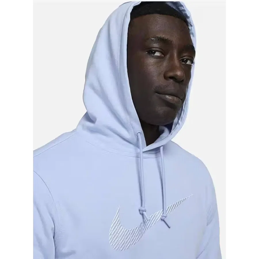Мужской худи с капюшоном из флиса Sportswear Swoosh Club Nike, Синий