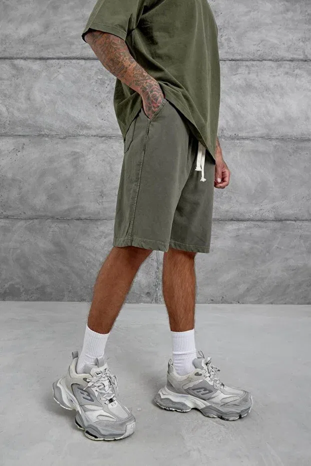 Детские шорты для мальчиков широкие Oversize Nomarc, Khaki — фото 3