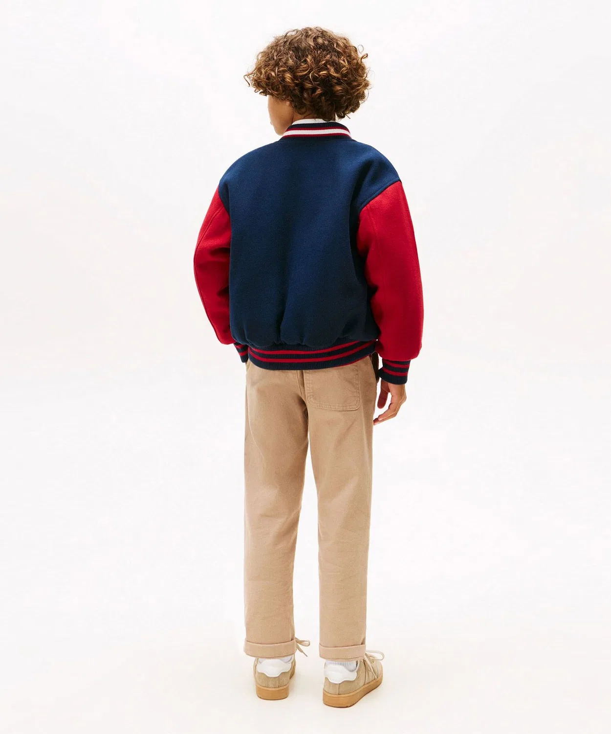 Детский бомбер для мальчиков с принтом Tommy Graphic TOMMY HILFIGER, Navy — фото 4