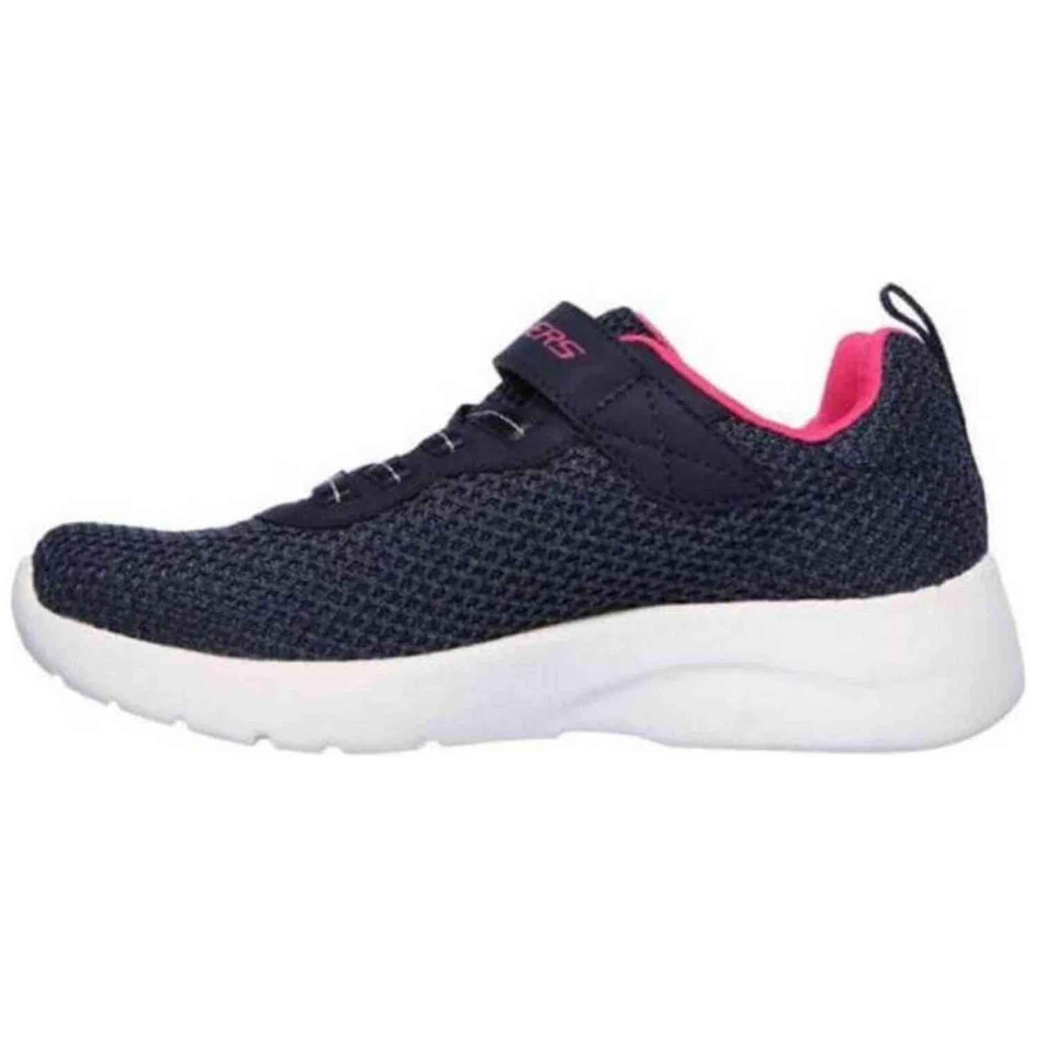 Детские кроссовки для девочек Skechers 81319L-NVHP, Blau — фото 3