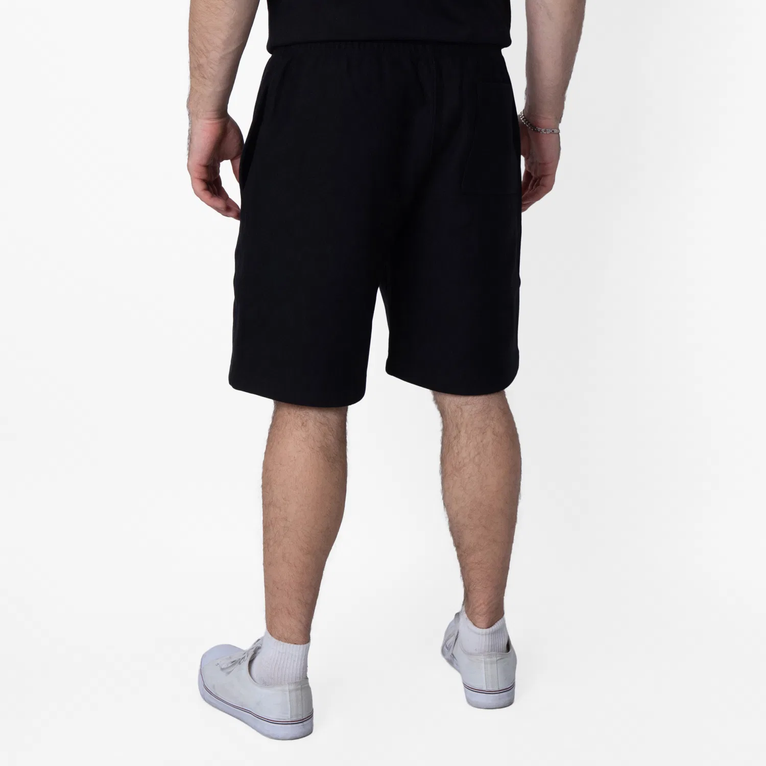 Шорты хлопковые с логотипом Men's Logo Cotton Shorts Burberry, Coal — фото 3