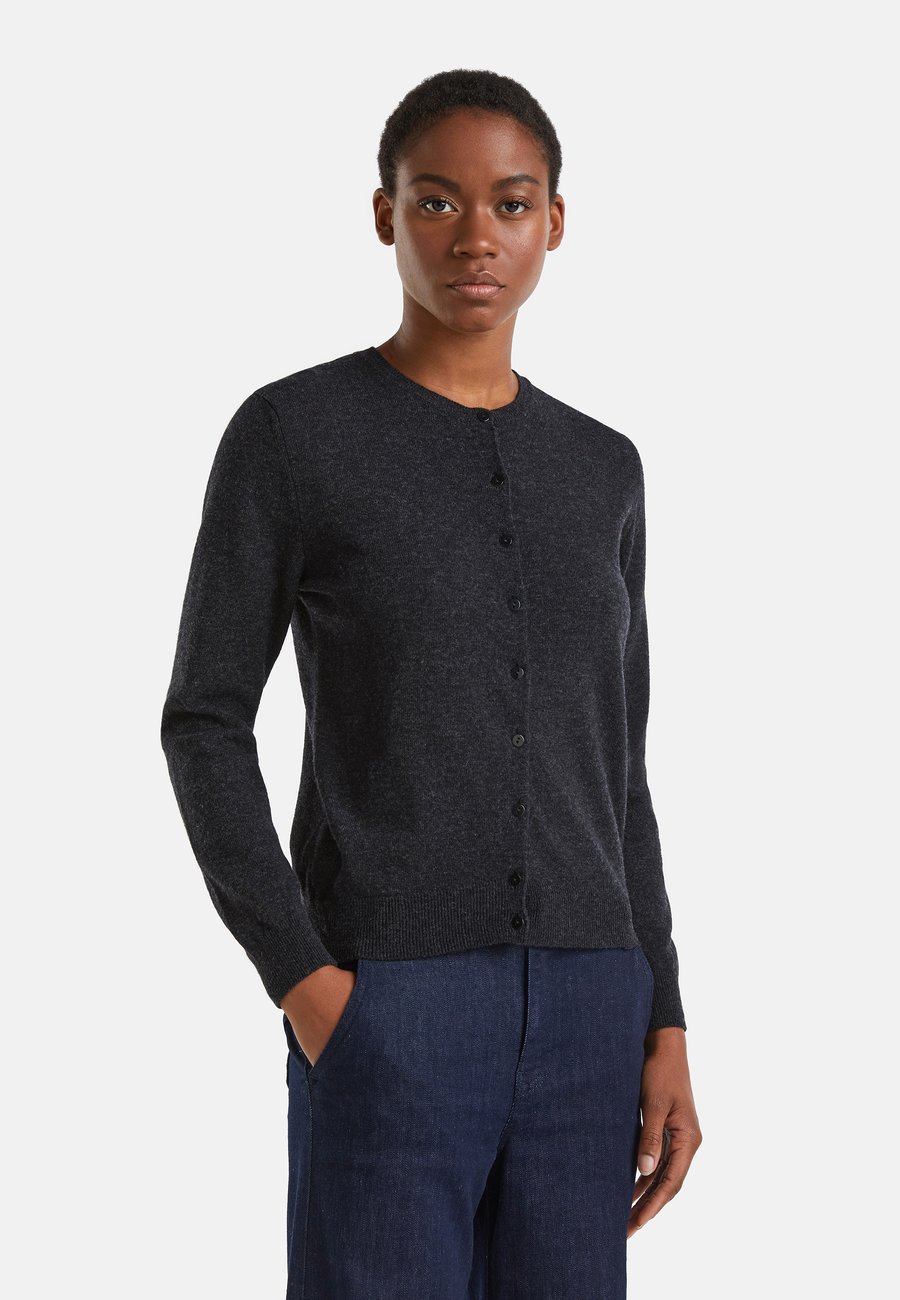 

Кардиган United Colors of Benetton CREW NECK , Grey