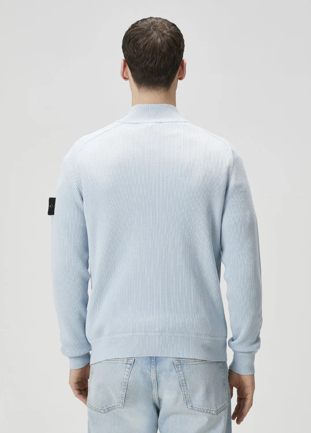 Трико Stone Island, светло-синий — фото 4