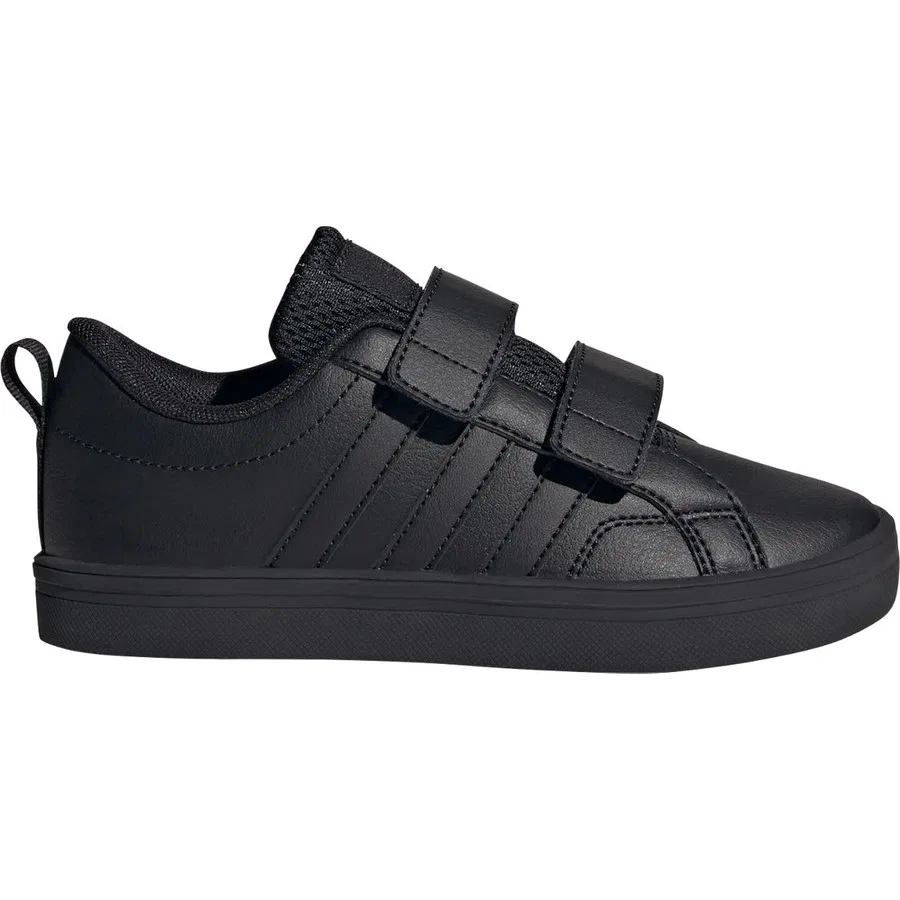 Детские спортивные кроссовки с липучками VS Pace 2.0 adidas, Черный — фото 2