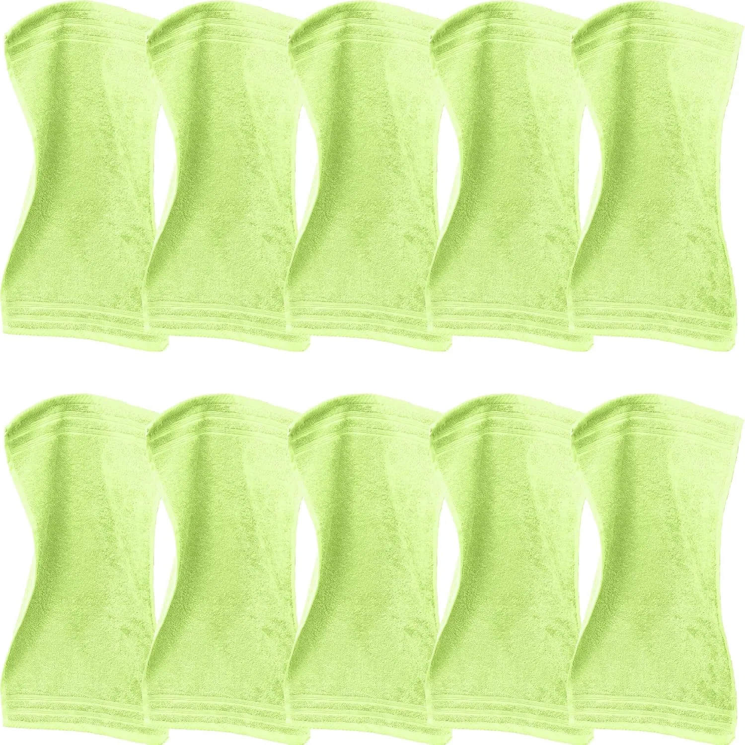 Полотенце для гостей, 10 шт., Erwin Müller, 100% хлопок, 30x50 см, Light Green