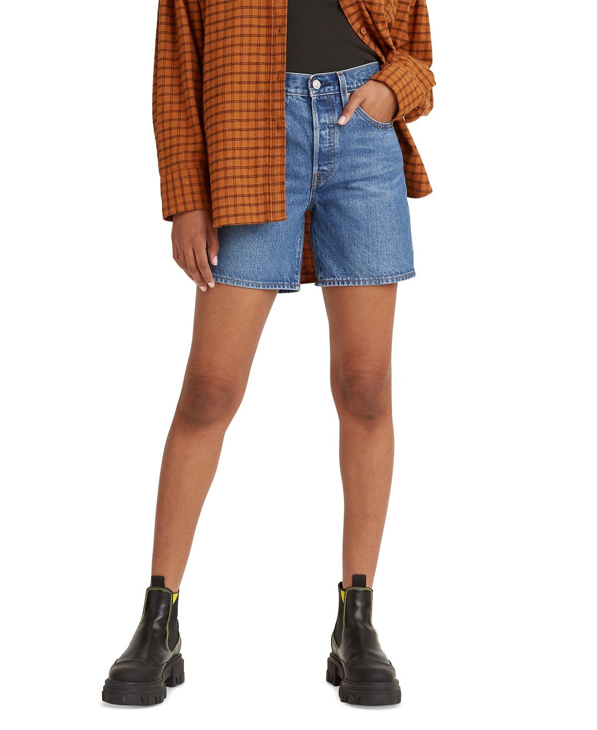 

Джинсовые шорты 501® до середины бедра Levi's, мульти