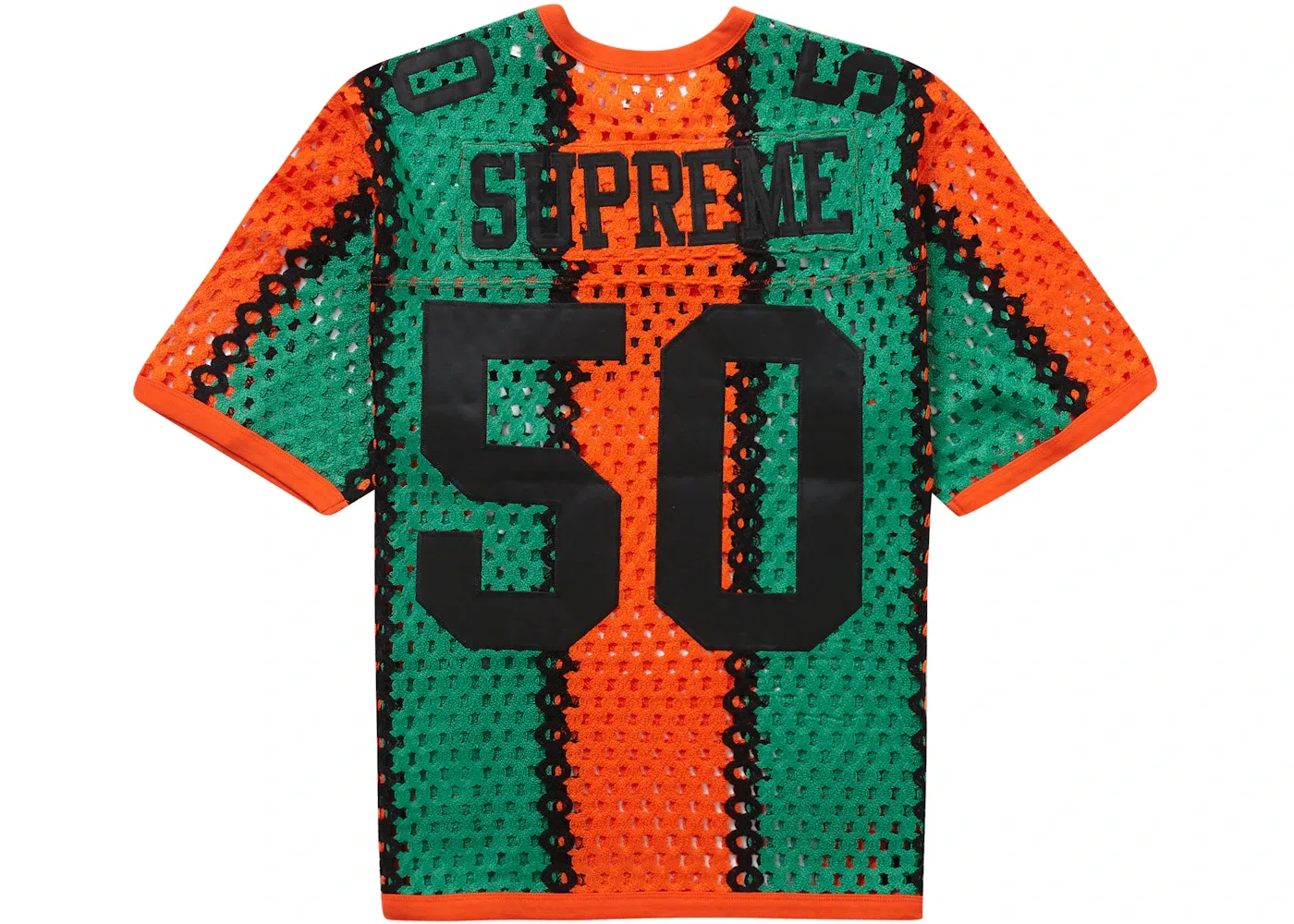 Мужская футбольная джерси с вязанием крючком Jersey Supreme, Orange — фото 2