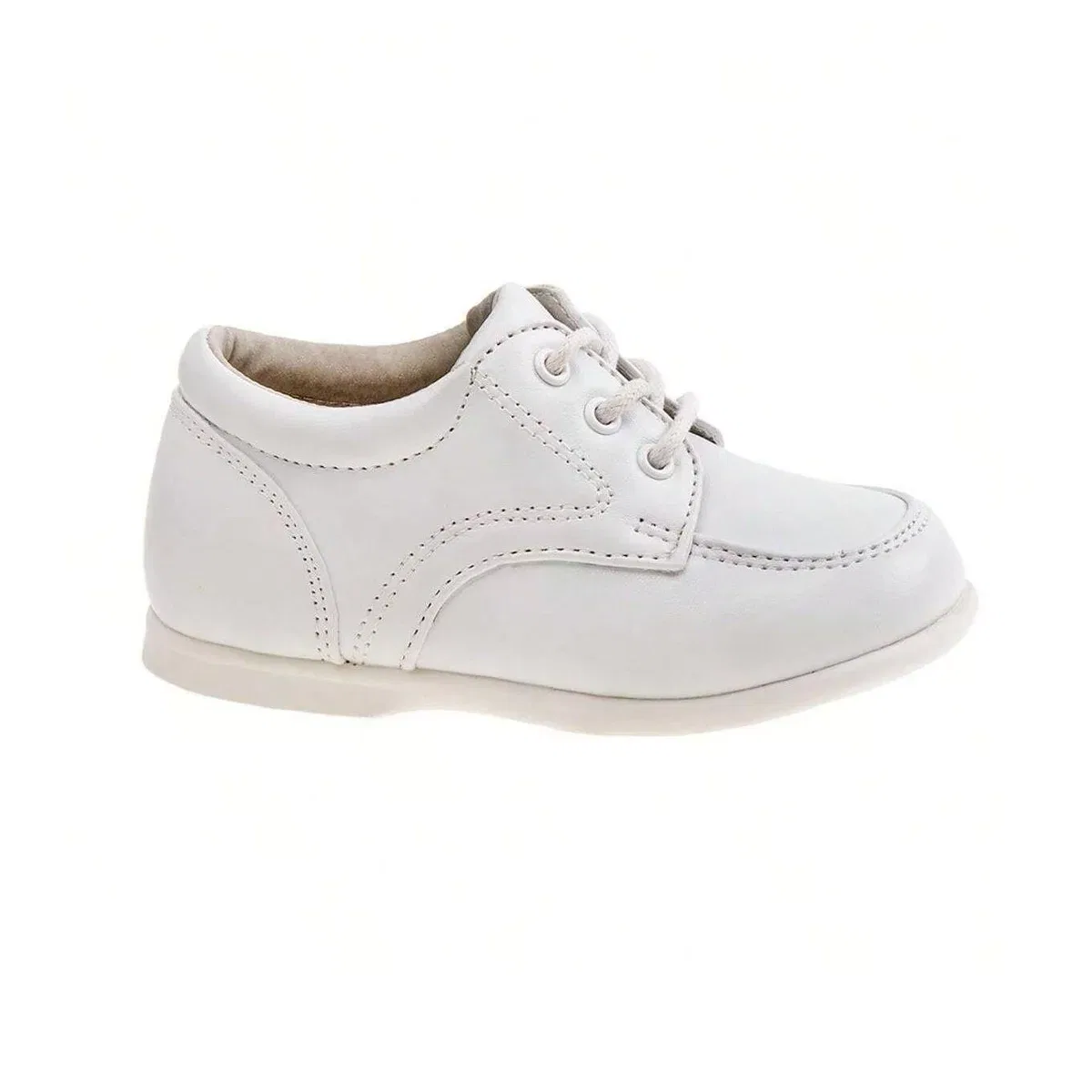 Детские туфли оксфорд на шнуровке Josmo Shoes, White Patent — фото 2