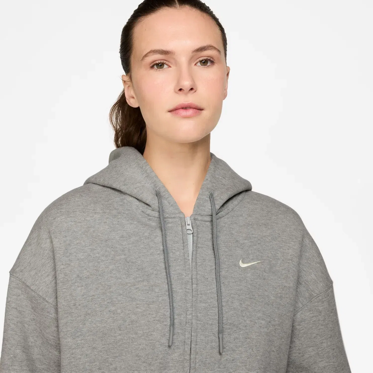 Женская худи Nike, Цвет Gris — фото 3