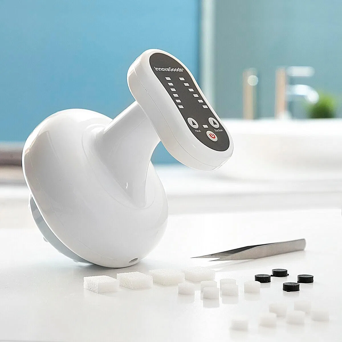 Набор для ухода за телом Cellulite & Rice Treatment Kit, InnovaGoods, 1 x Лосьон 1 x Массажер, 710 г, Anti-cellulite Set — фото 4