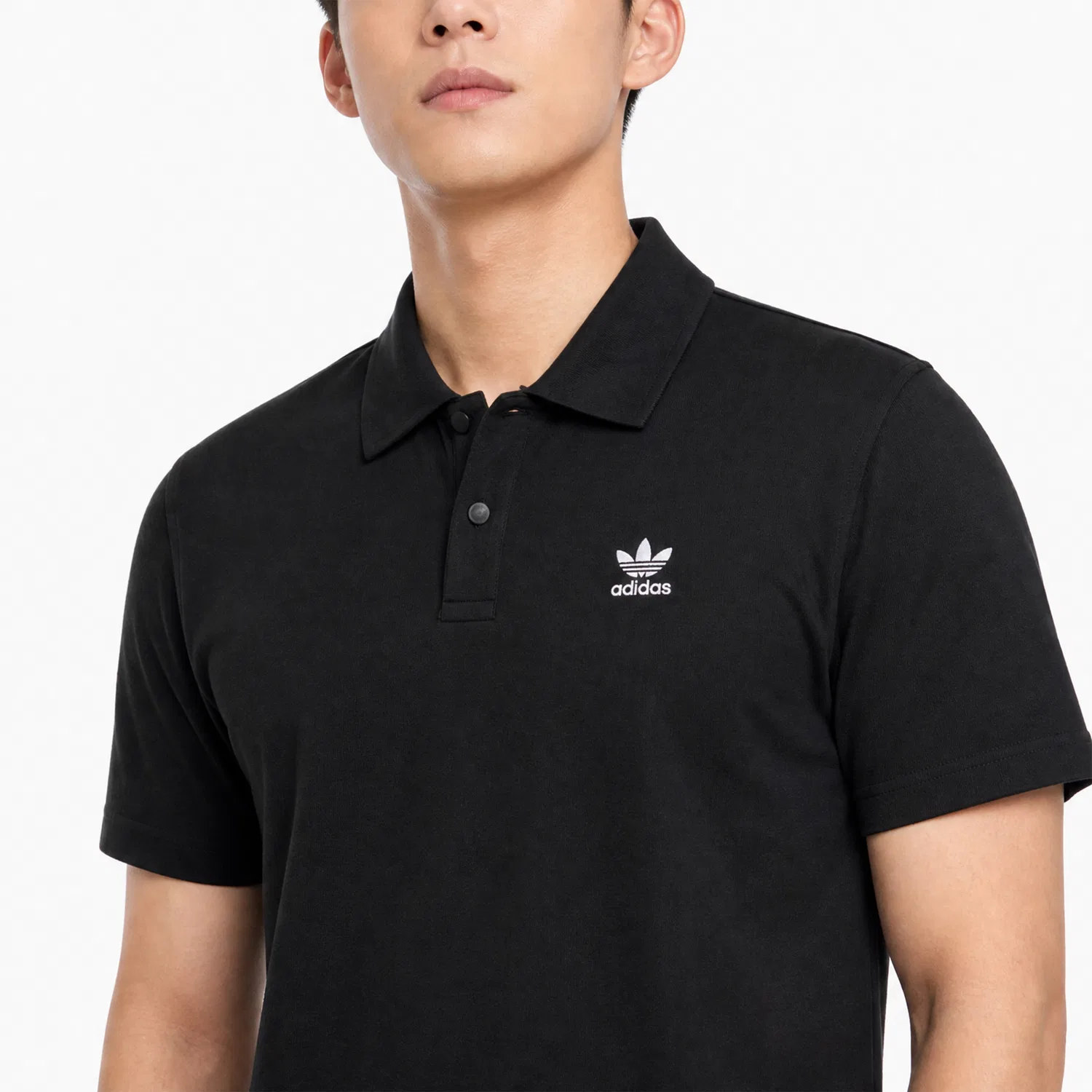 Футболка Trefoil Essentials, Adidas Originals, Black — фото 4