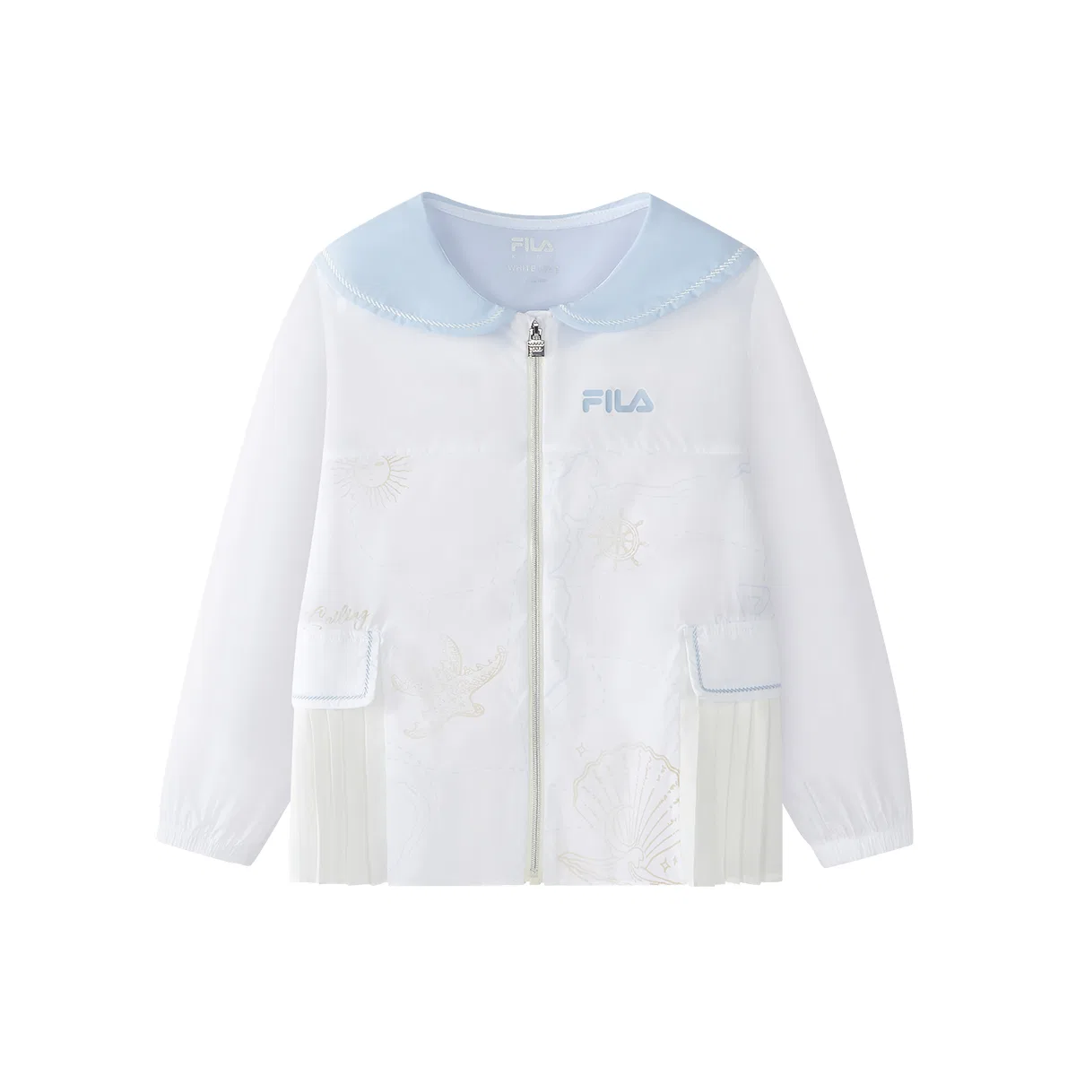 Детская солнцезащитная одежда FILA KIDS Cloud White