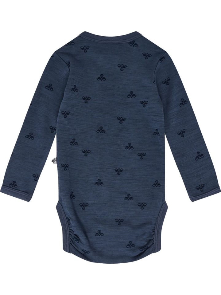 

Комбинезон для активного отдыха Mini Wool Body Longsleeve синего цвета Hummel