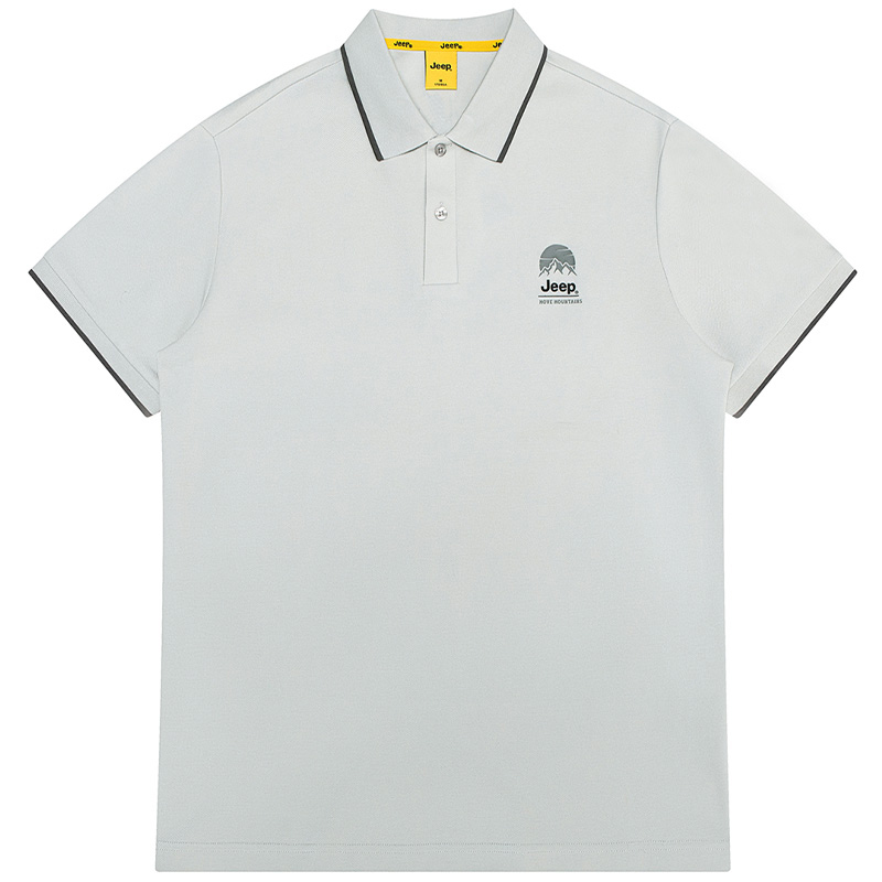 

Jeep Футболка поло Unisex Gray Polo Collar Moderate