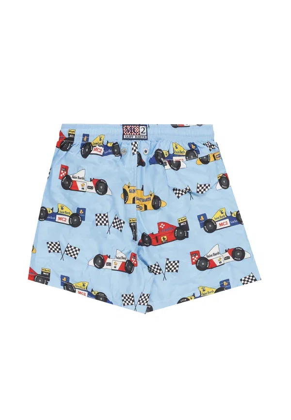 Шорты с принтом Costume jean Mc2 Saint Barth multicolore — фото 2