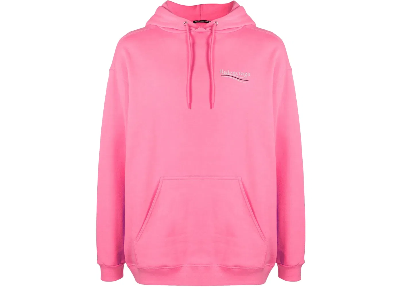 Мужская худи с принтом Balenciaga Campaign Logo Hoodie, Pink