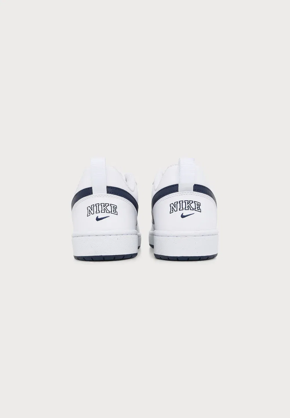 Кроссовки унисекс Court borough Nike Sportswear, White/Midnight Navy — фото 3