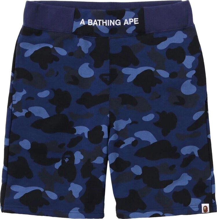 

Шорты BAPE Color Camo Sweatshorts 'Navy', синий