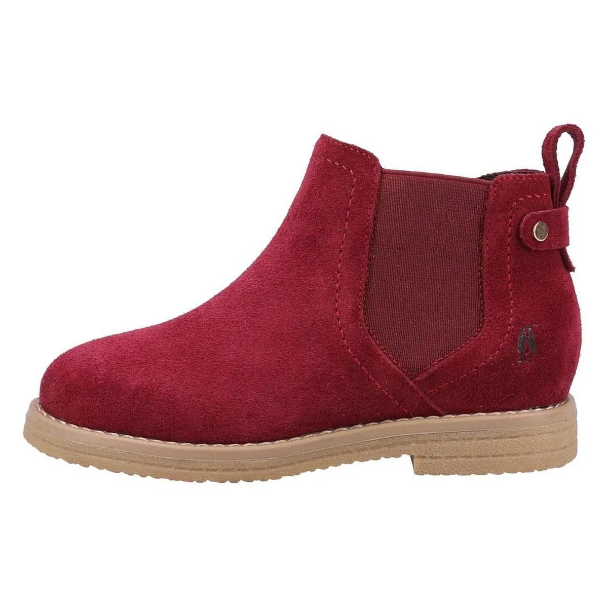 Детские ботинки для девочек челси Mini Maddy Hush Puppies, Burgundy