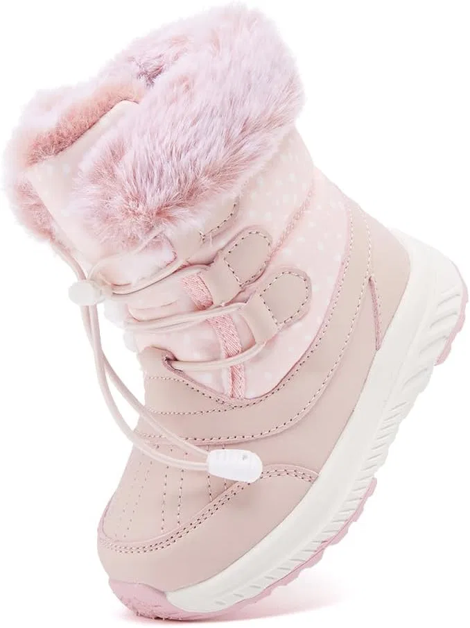 Детские зимние снежные ботинки для девочек и мальчиков BMCiTYBM, Pink