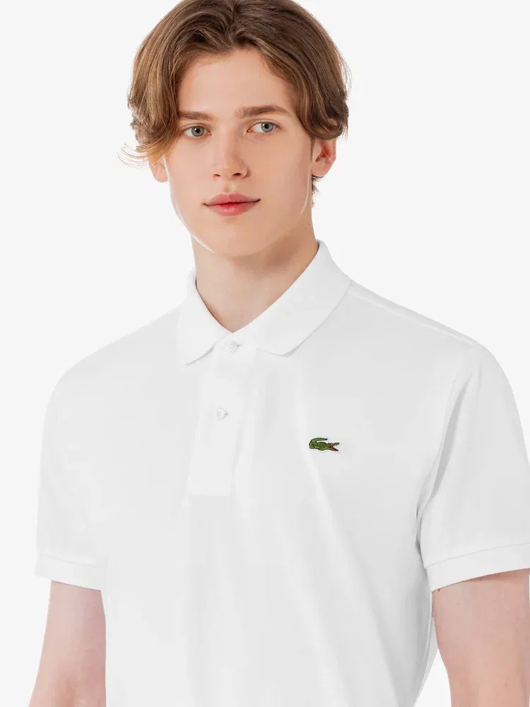 Футболка с коротким рукавом, Regular Fit, Polo LACOSTE, White — фото 2
