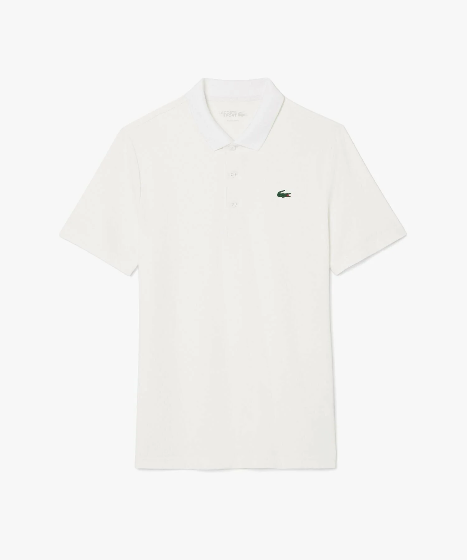 Футболка-поло LACOSTE Ultra Dry для гольфа, White — фото 3