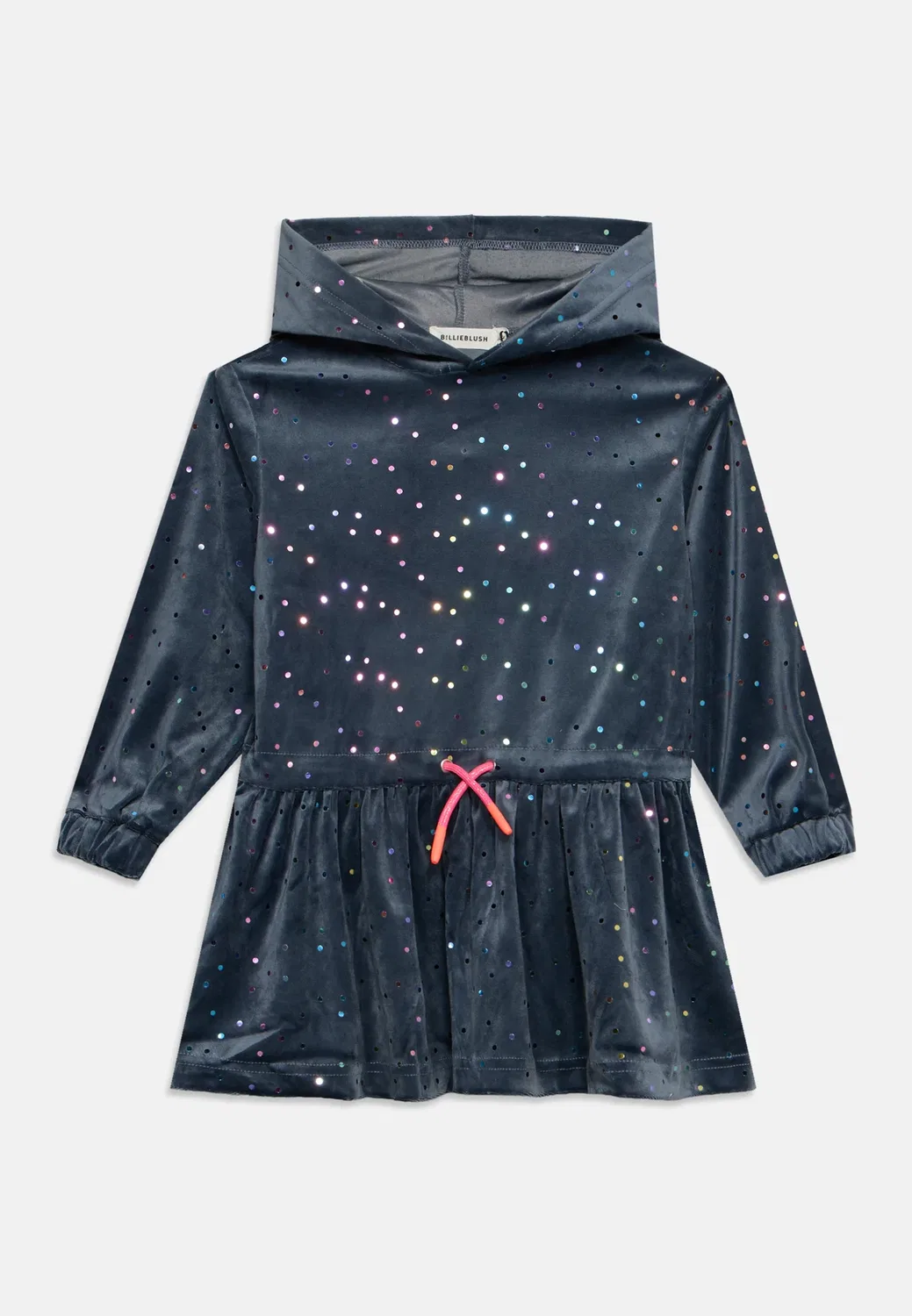 Платье для девочки - повседневное платье Billieblush, Charcoal Grey — фото 3