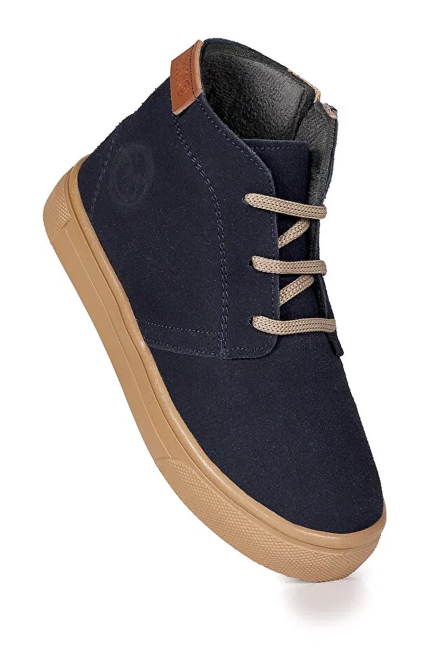 Детские ботинки для мальчиков на молнии Homer Kiko Kids, Navy Blue