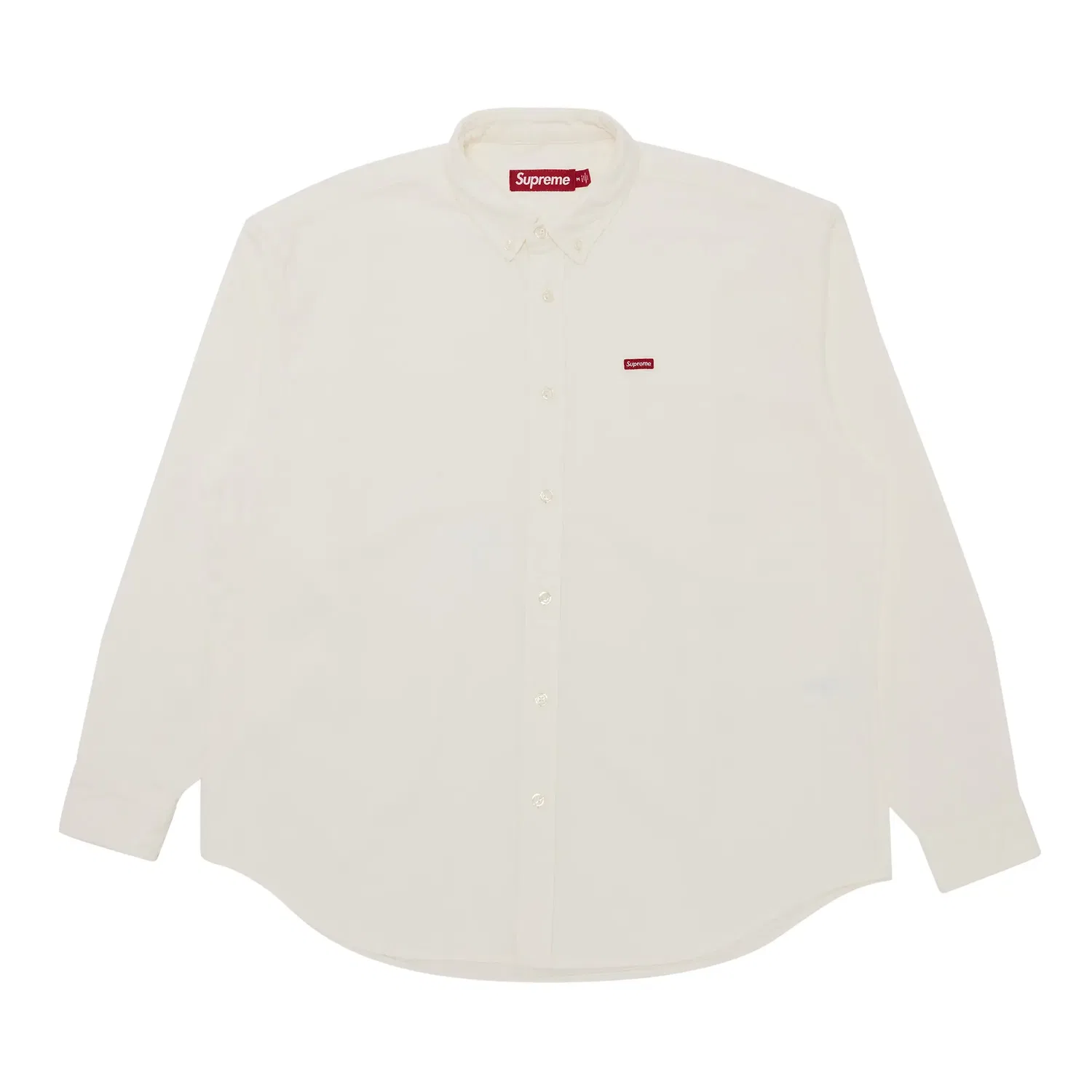 Джинсовая рубашка Supreme Small Box Denim Shirt, белый