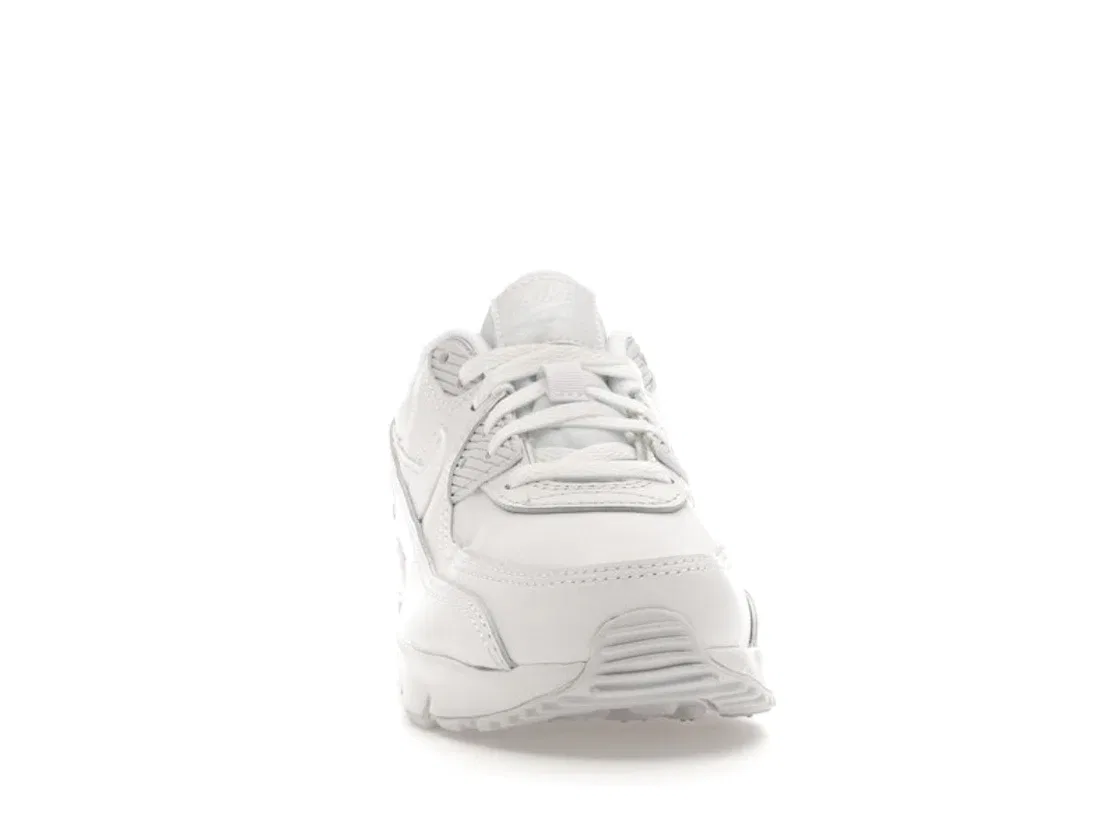 Детские кроссовки Lifestyle Nike Air Max 90, White/Metallic Silver/White/White — фото 2