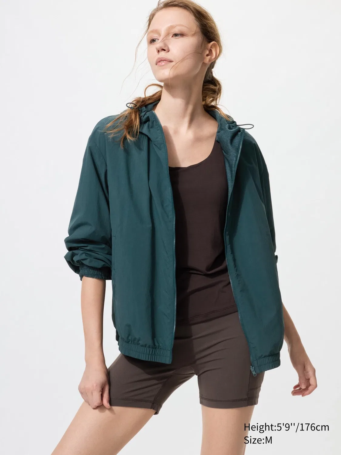 Шорты спортивные для велосипеда Uniqlo, темно-коричневый