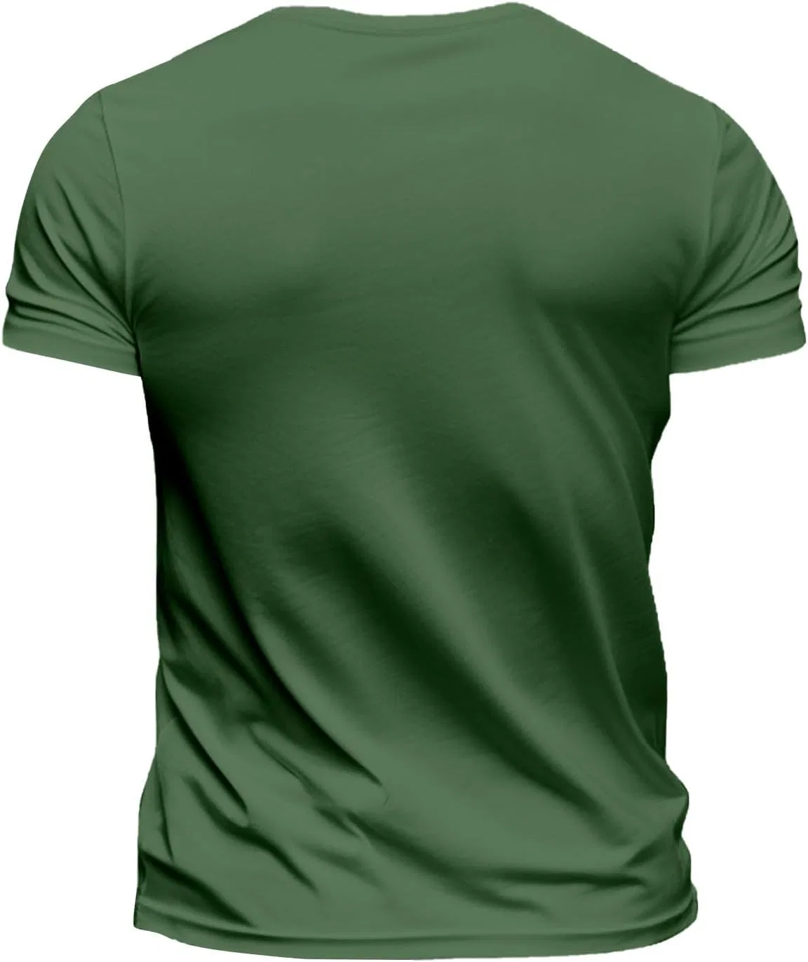 Мужская футболка с круглым вырезом, Dark Green — фото 3
