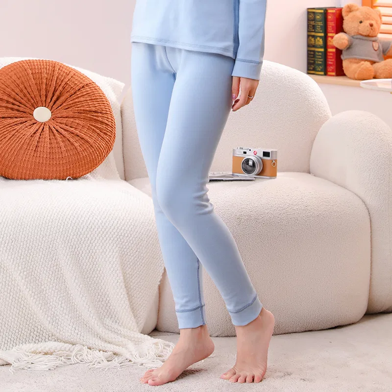 Детское термобелье штаны Cotton Gene, Light Blue — фото 3