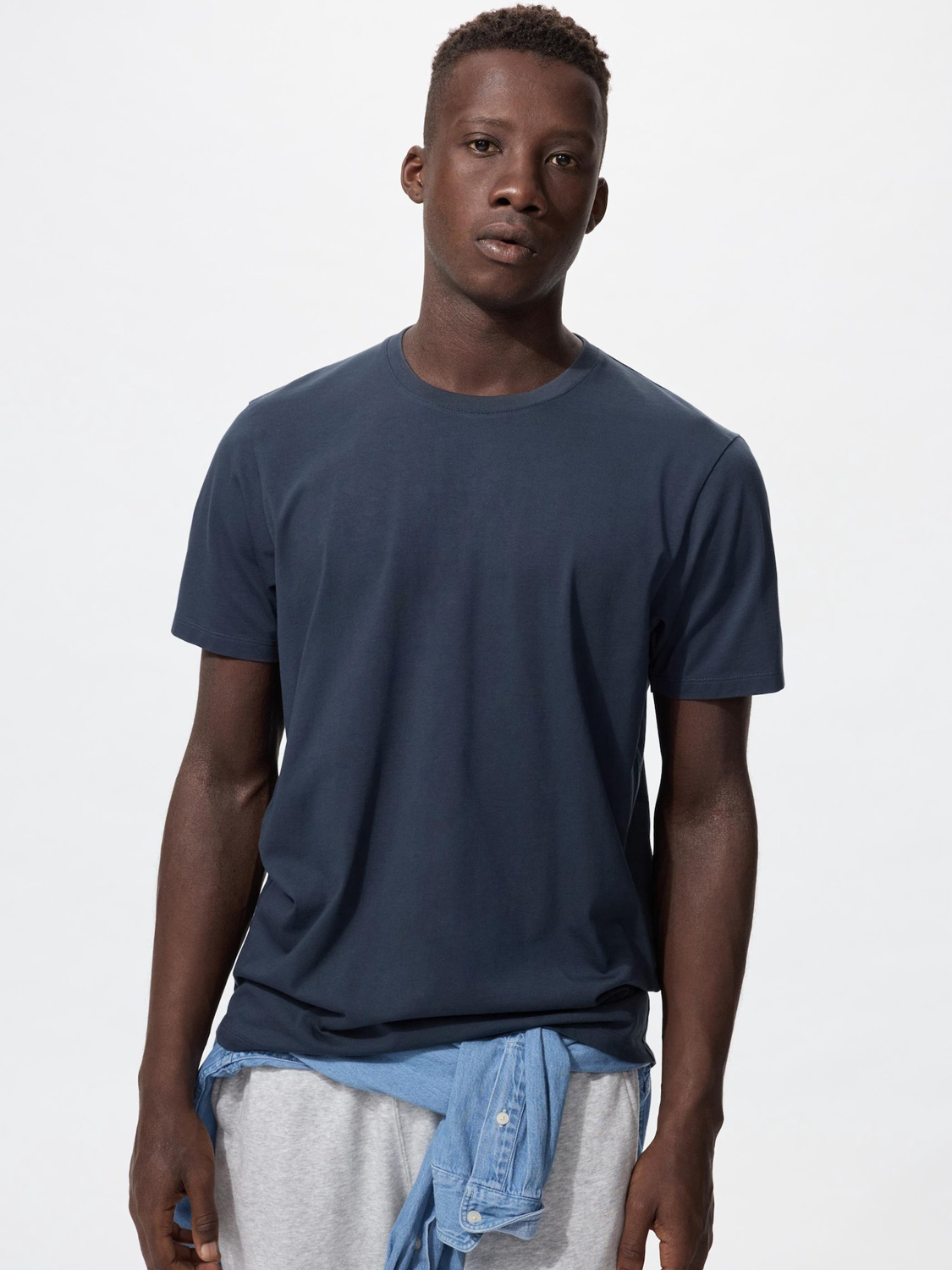 

Футболка Uniqlo Supima Cotton, 69 темно-синий