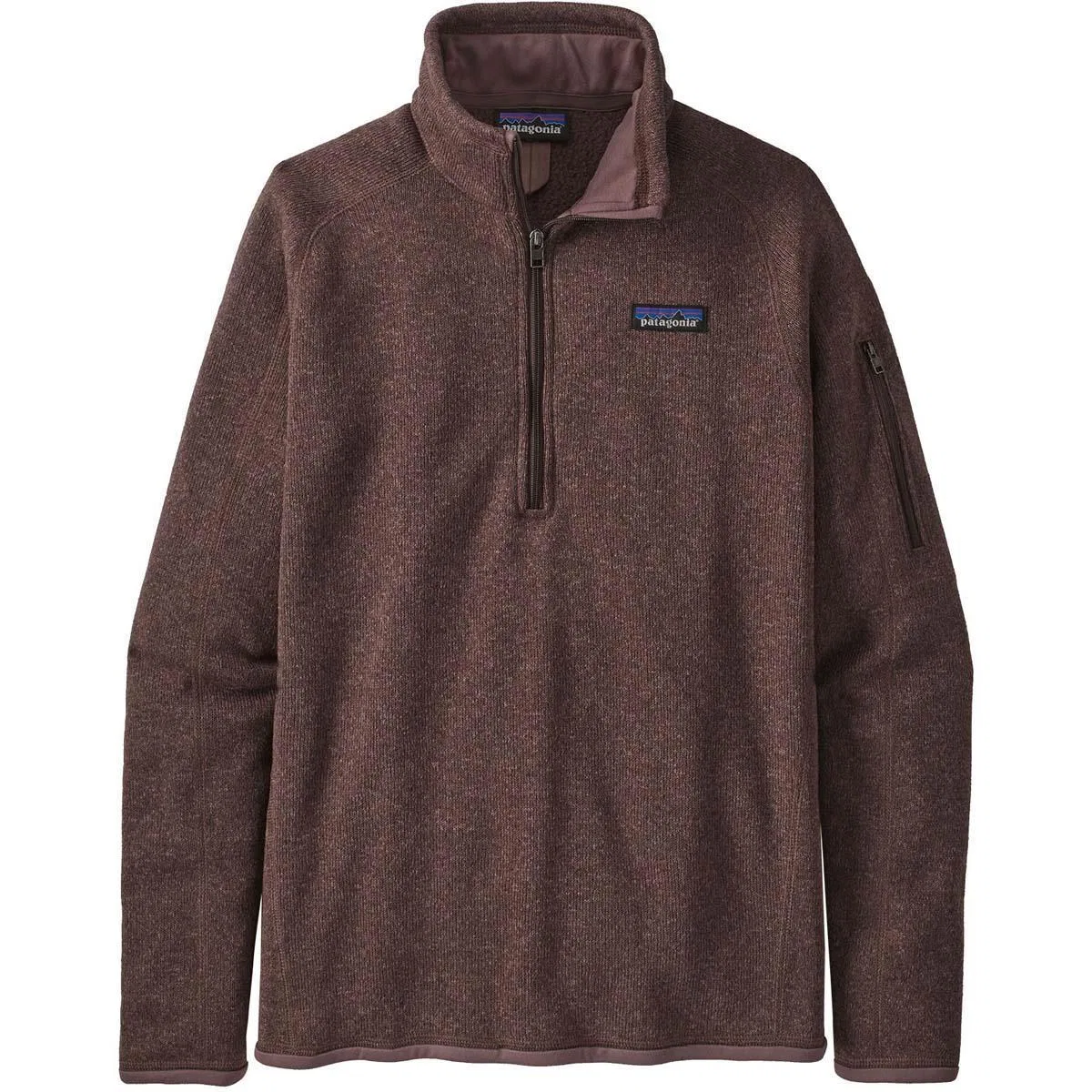 Флисовый свитер с четверть-молнией Better Sweater Patagonia, Dusky Brown — фото 3