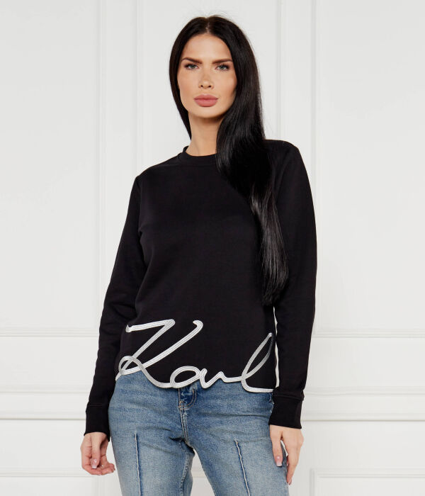 

Свитер Regular fit Karl Lagerfeld, черный