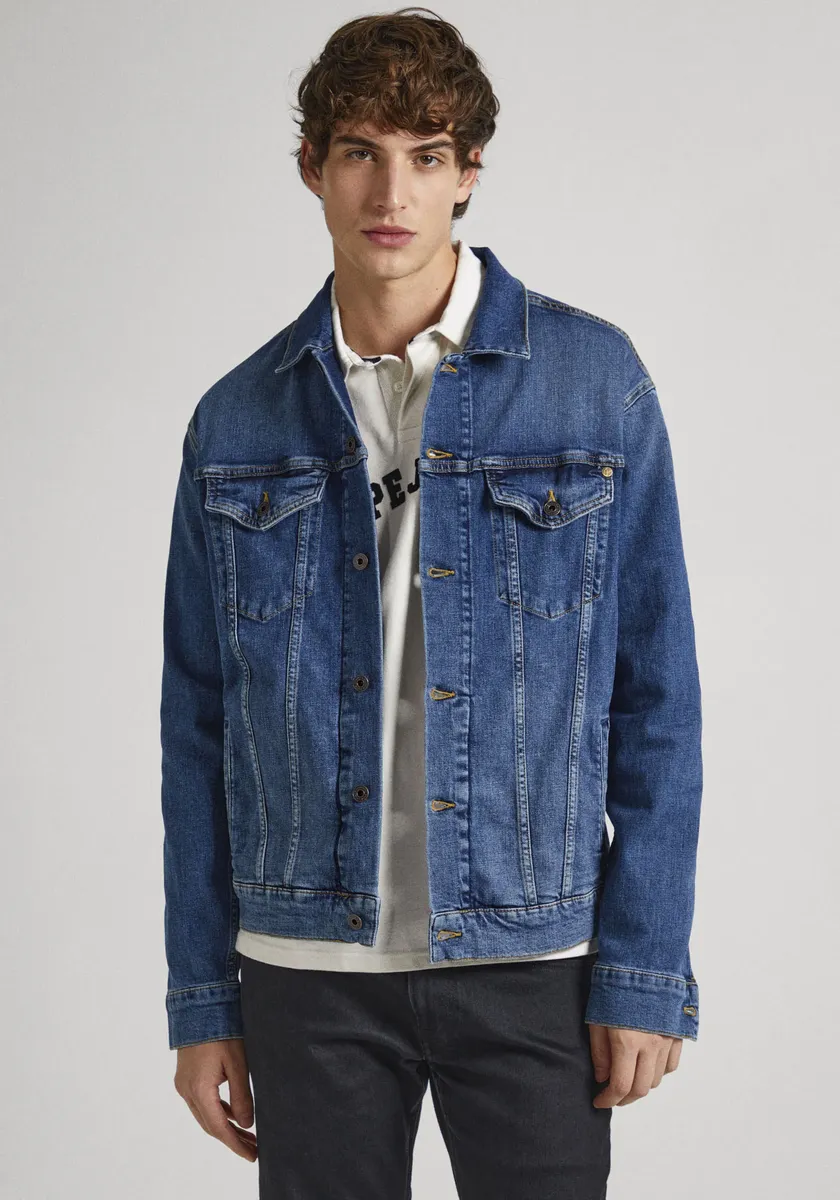 

Джинсовая куртка Pepe Jeans "Pepe Jacket PINNERS", цвет Medium Used