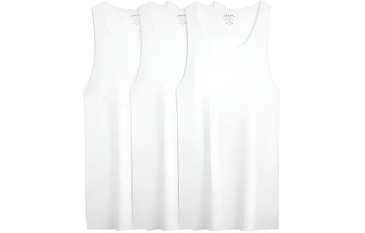 Calvin Klein Мужская майка-борцовка, 3 шт, цвет moon white