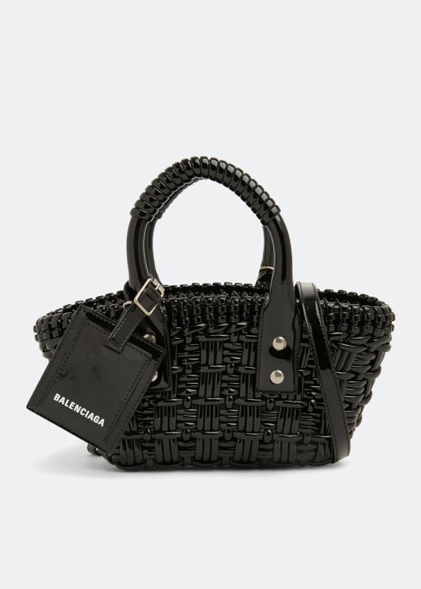 

Сумка BALENCIAGA Bistro XXS basket bag, черный